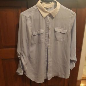 Loft button down blouse